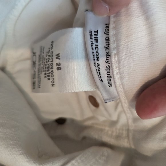 Joe's Jeans white Icon Ankle Jeans 28 - Picture 3 of 5